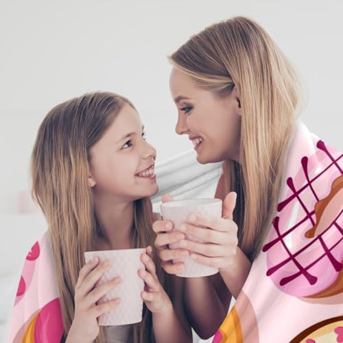 Couverture douce beignets anti-froid pour canapé et lit - 6