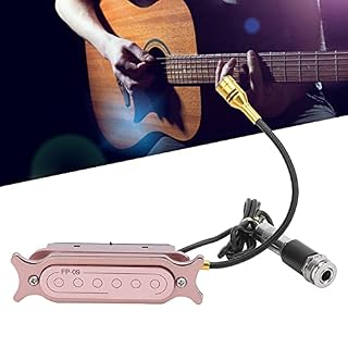 Micro de trou sonore, micro de guitare acoustique en cuivre fer pour débutants pour les amateurs de musique – Image 7