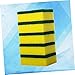 Beaupretty 12Pcs Non Slip Kitchen Cleaning Scrub Sponge Durable Yellow Green Dishwashing Pads for Tough Messes Scouring for Pots and Pans