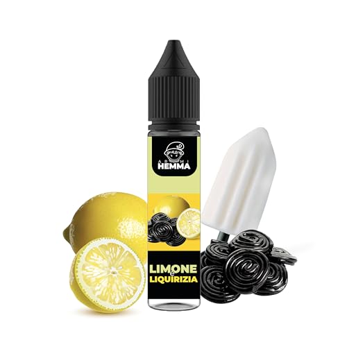AROMI HEMMA | Aroma Limone Liquirizia 20ml Singola Unità | Aroma Concentrato Alimentare