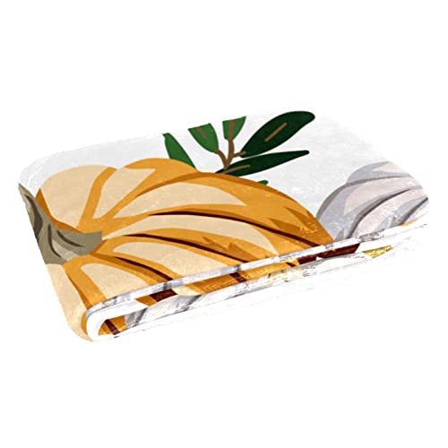 Couverture douce imprimé feuilles d'érable pour canapé chic
