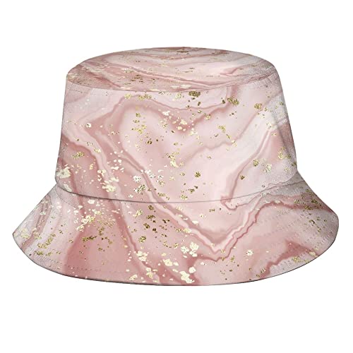 Image of Retro Jamaica Bucket Hat for Adult Fashion Doughnut Print Hat Travel Packable Sun Cap Outdoor Hat for Women and Men