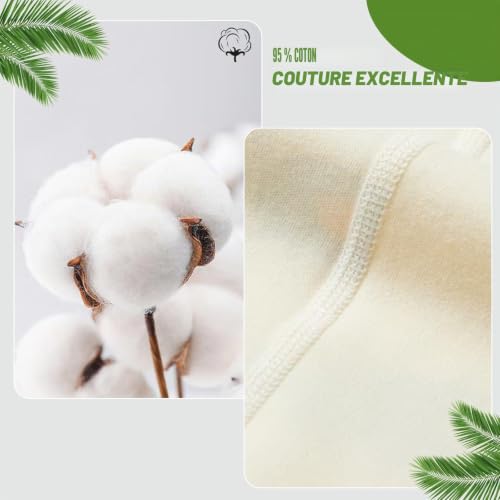 ENSTAB 2 Pcs Écharpe Cache-cou Enfants Coton Automne Hiver Écharpe Bébé Boucle Cache-cou Foulards Bébé Filles et Garçons… (Fille E) – vue 4