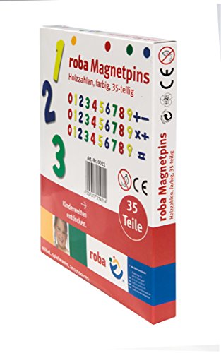 Roba Magnetische letters, ABC-set, 31-delig, magnetische pinnen van hout, schoolspeelgoed voor kinderen - Image 7