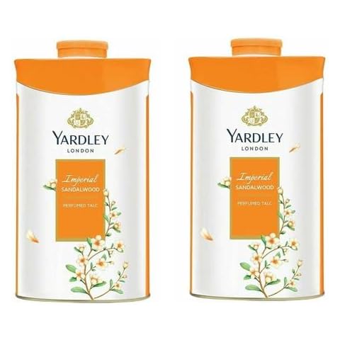 2 x 100gm Yardley London Perfumed Talcum Powder Sandalwood Cover