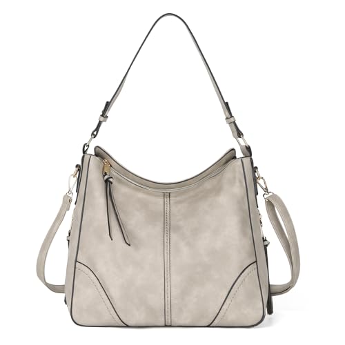 Image of TANTOMI Hobo Crossbody Bags for Women Vegan Leather Purses and Handbags Bucket Bags Ladies Shoulder Purses for Everyday