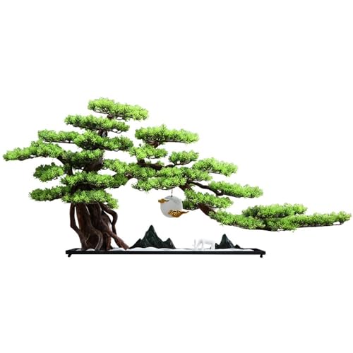 Árbol bonsái artificial de pino sin mantenimiento para decorar salones modernos 2