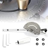 El calibre de inglete es adecuado para medidas estándar de barras de inglete de 3/8 a 3/4" (aprox. 9,5 mm hasta 19 mm).