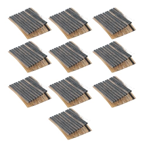 Image of Aramox Rubber Tire Plug, 100pcs, 100x3mm, Tubeless Tyre Sealing Strip for Car Motorcycle
