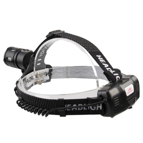 Linterna frontal de aluminio con zoom para solucionar la falta de luz en montaña