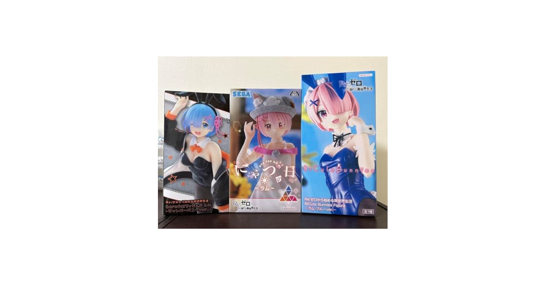Amazon.co.jp: リゼロ レム& ラム フィギュア 3点セット : ホビー