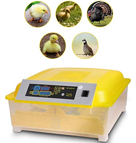 SYue 48 Egg Incubator Digital Fully Automatic Turning Hatching Machine, Humidity Temperature Control For Chicken Duck Goose Pigeons Birds