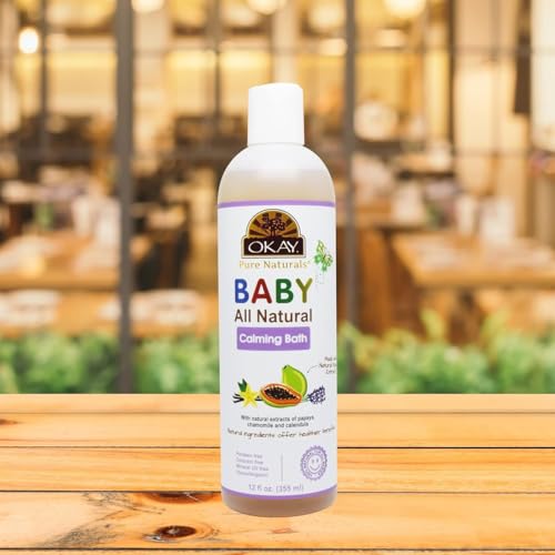 Image of OKAY Pure Naturals All Natural Baby Calming Bath - 12 oz / 355 ml