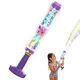 Glowing Rainbow LED Water Blaster | Summer Fun that Pops Like Magic! Glowing Rainbow Water Blaster, Glow LED Wate𝐫 Gun, High Pressure Pull-Out (1pcs)