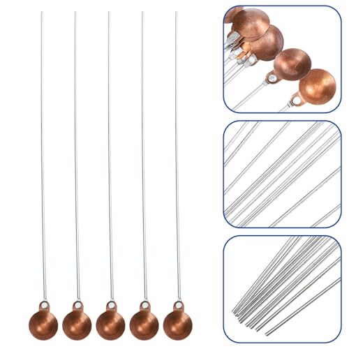 Cucharas de cobre Operitacx: utensilios de mango largo para laboratorios 7