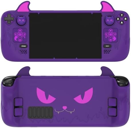 PlayVital Cute Demon Protective Case for Steam Deck LCD & OLED, K...