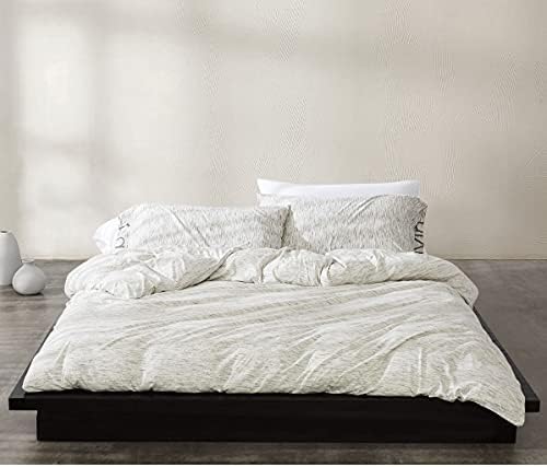 Calvin Klein Home CKMC STRATA Duvet Cover, King, Heathered Marble