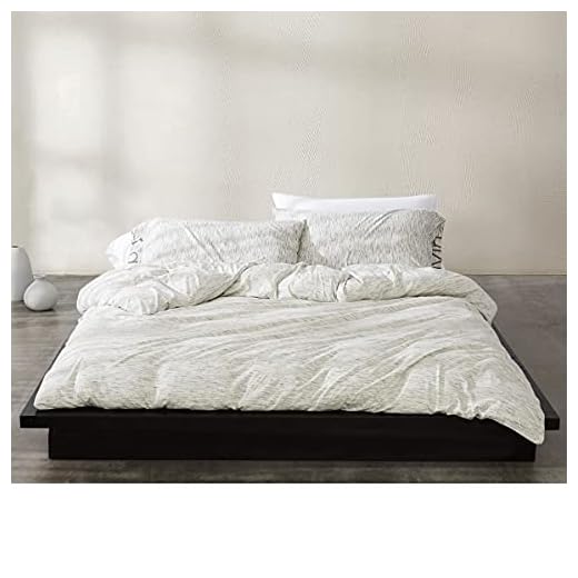Calvin Klein Home CKMC STRATA Duvet Cover, King, Heathered Marble