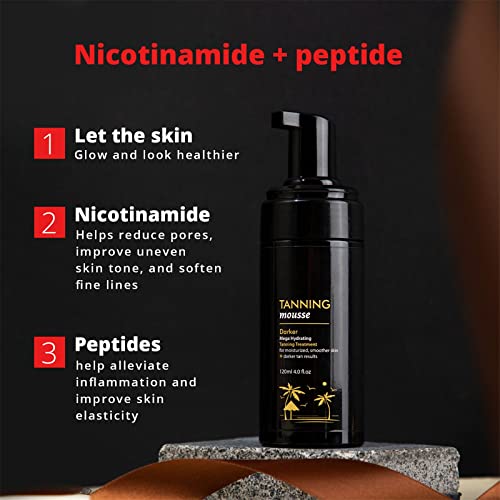 Tanning Bronzing Turns White To Black From Suntanned Wheat Skin Tan Intensifier Deep Tanning Dry Spray Oil Tanned Get A Faster Darker Sun Tan From Tan Accelerating 120Ml Heritage (Black, One Size) #TOP2