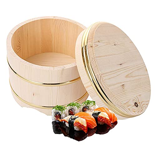 Hangiri sushi oke bol de mélange de riz à sushi en bois récipient de fabrication 33cm
