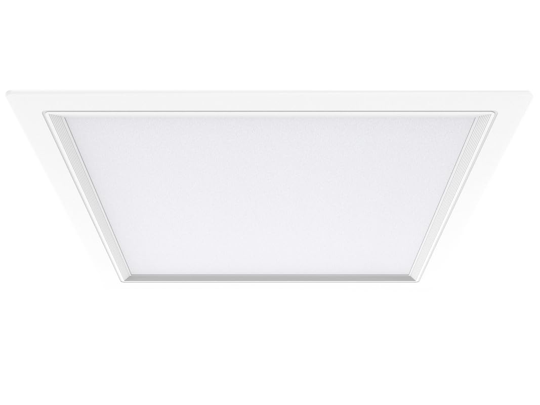 elleys' Hi-Fi OLLO 3 watt Slim EDGELIT Led Panel Light for Celling |Energy Saving | Up to 4 kV Surge Protection |False Ceiling Lights | Natural White Light |BIS Certified |Square led Light_Pack of 8 2