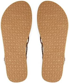 Billabong Women's Crossing by Flat Sandal, Other Beige, 6 | Image 6