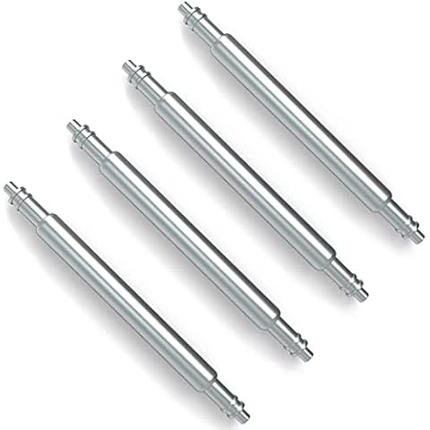 VintageTime Watches | 4 x Strap Pins 1.8 mm Spring Bar Pins | Pack of 4 | Heavy Duty Stainless Steel (26mm) Cover