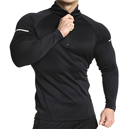 Andongnywell Men's Workout Long Sleeve Fishing Shirts UPF 50+ Sun Protection Fit Lightweight Athletic Performance T-Shirt