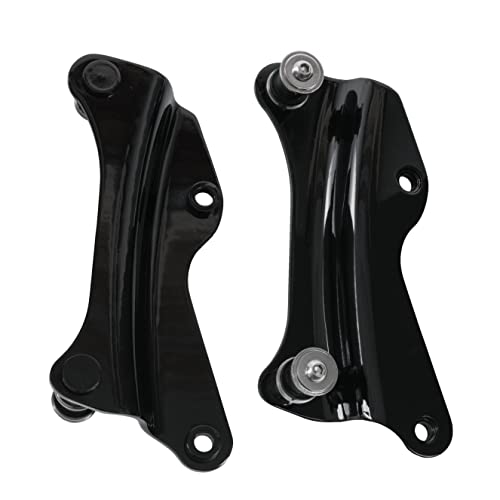 Wynmoto Black 4 Point Docking Hardware Kit , 4 Pcs Docking Hardware Covers Compatible For Harley Davidson Touring Street Glide Electra Glide Road Glide Road King 2014-2022 #TOP2