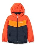 jack wolfskin 3 in 1 mädchen 140 mit Kapuze Jack Wolfskin Unisex Kinder Three Hills Kids Jacket, Wild Brier, 140 EU
