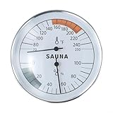 Termómetro e higrómetro de sauna dos en uno para medir el calor y la...