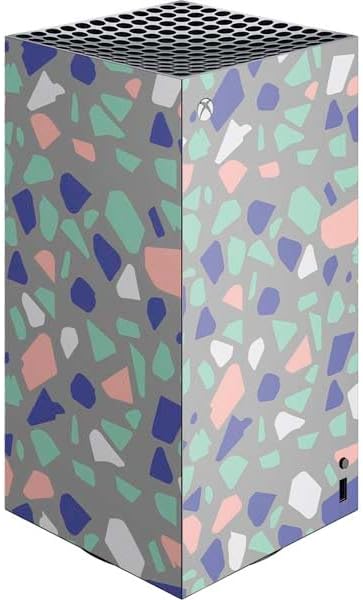 Skinit Decal Gaming Skin Compatible with Xbox Series X Digital Edition Console - Cement Terrazzo Design