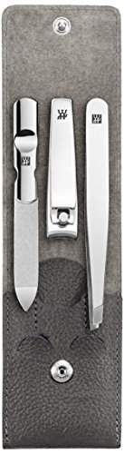 Zwilling Classic Inox Etui Maniküre Pediküre Nagel-Set 3tlg. Reise Pflege Hände Füße Nagelschere Pinzette Nagelfeile…