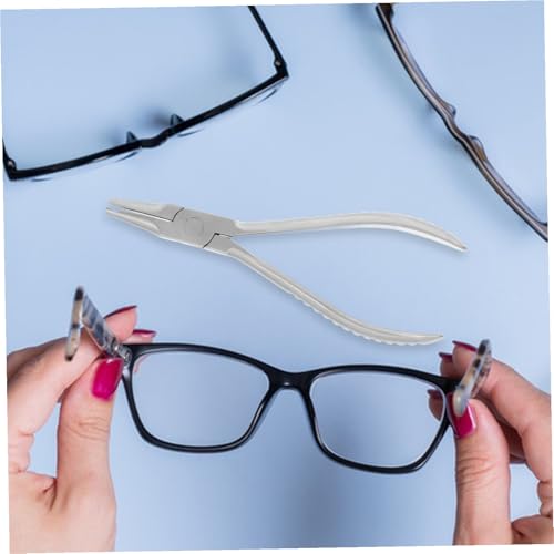 Alicates SEWACC duraderos de acero inoxidable para enderezar piezas de gafas 7