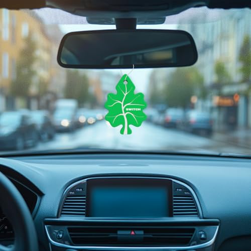 Image of SWITCH Car Air Freshener + Screen Cleaning Cloth Combo | Sport Fragrance Car Perfumes Luxury Hanging Perfume | Long Lasting Aroma | Refreshing Smell | Car Accessories Interior (Pack of 1)