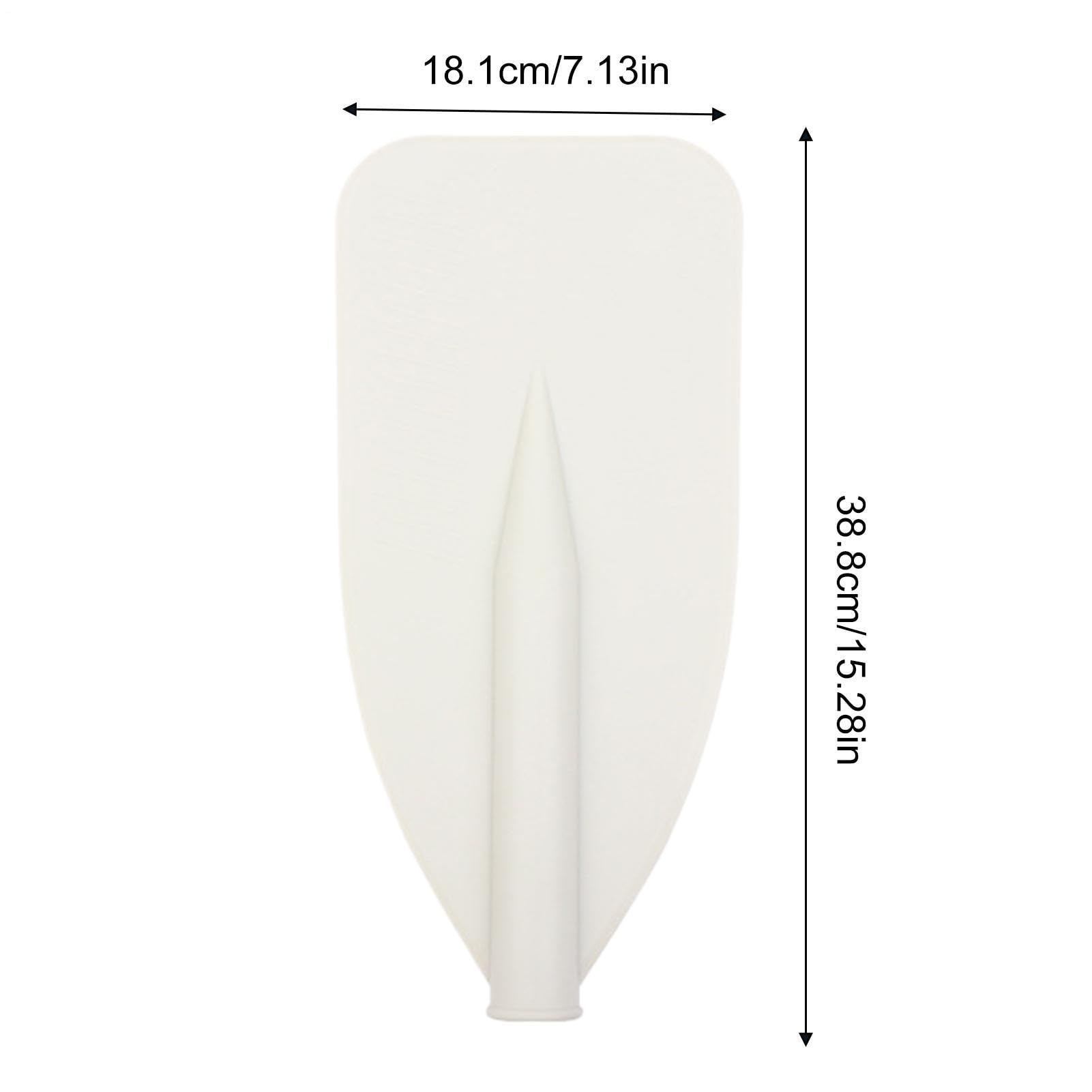 Generico Pagaia per Canoa - Alluminio ergonomico | Remo da Kayak o Barca | Larga Piatta Resistente, Pala in PP Spesso, Accessorio Portatile per Fiume, Vasca, Navigazione 38,8x18,1cm