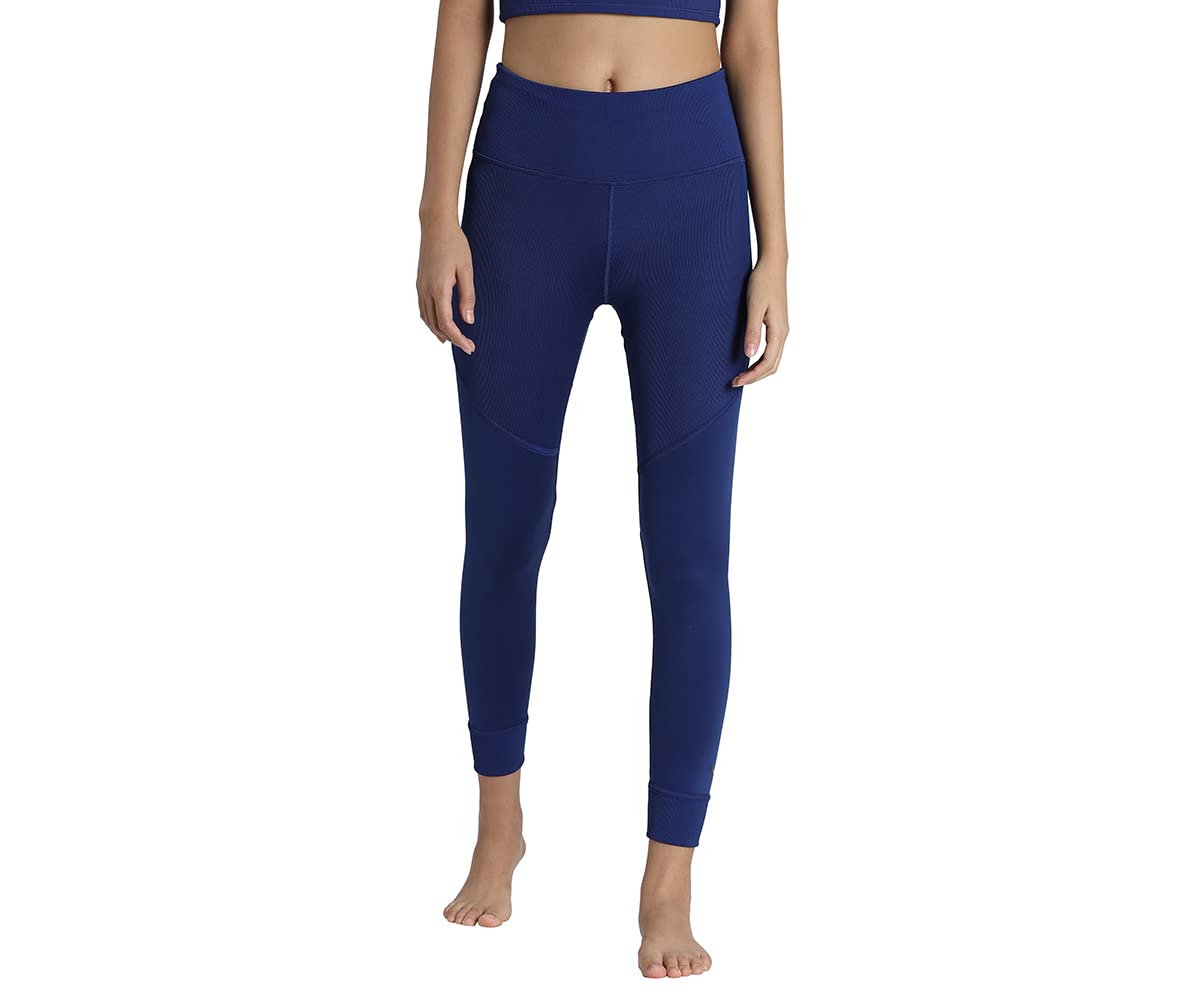 PUMA Studio Rib High Waist 7/8 Tigh - Mallas Deporte Mujer