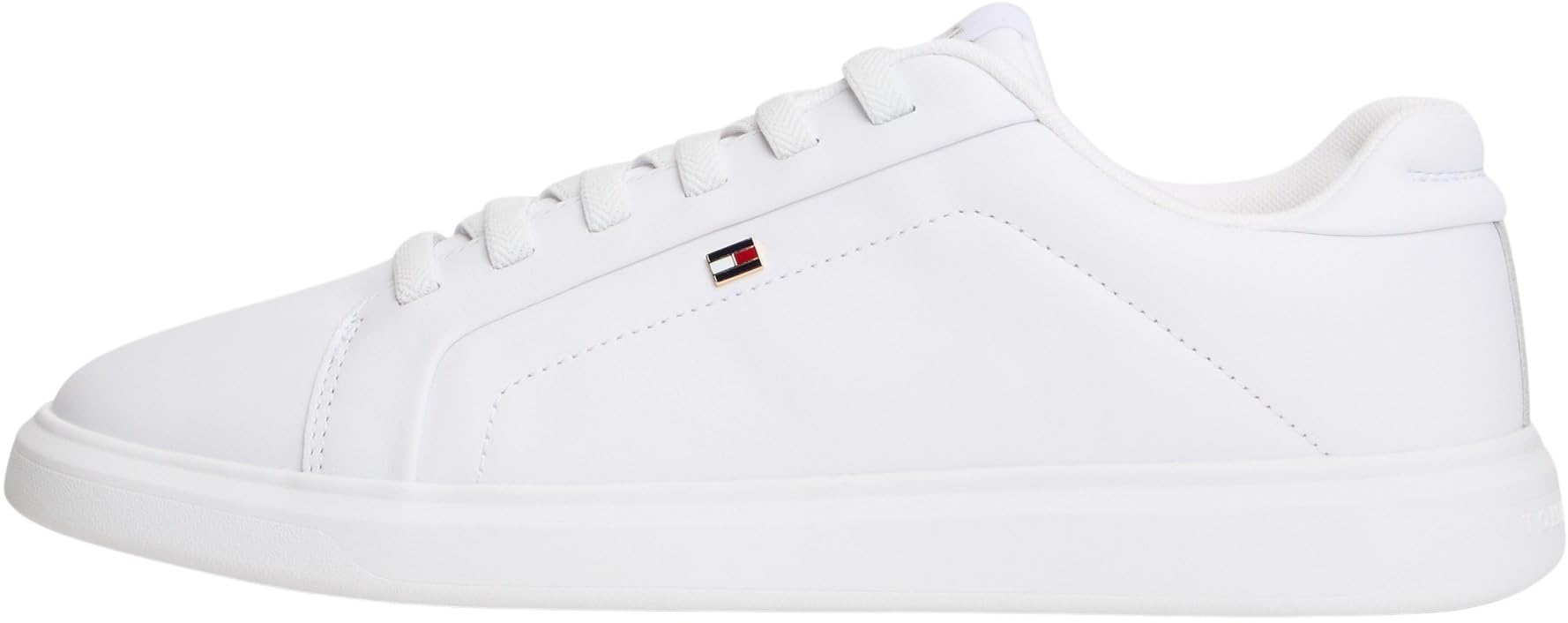 Tommy Hilfiger TH Icon Court Light Fw0fw08948 Low Top Donna, White, 37 EU