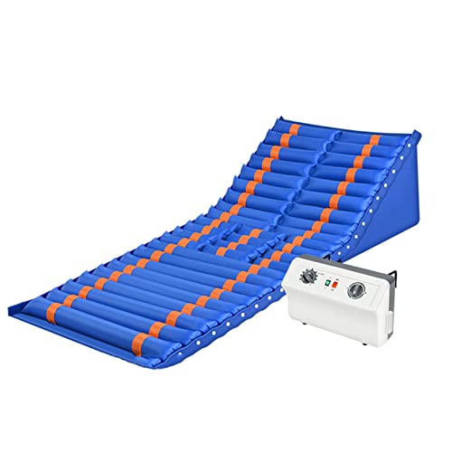 Colchón antiescaras – Colchón de aire médico de presión alterna para úlceras por presión y prevención de úlceras por cama con diseño de elevación y volteo