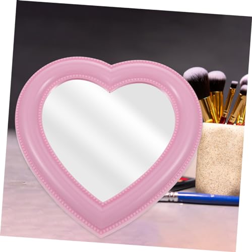 Espejo de maquillaje en forma de corazón de minkissy miniatura 6