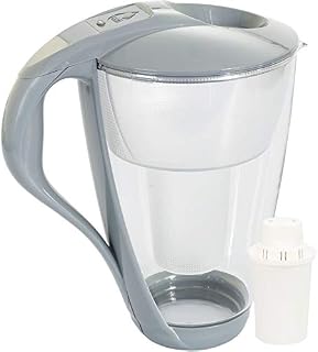 Filtr do wody szklany dzbanek Dafi Crystal Classic 2,0 l z darmowym wkładem filtrującym - grafitowy
