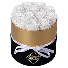 White 12 Roses