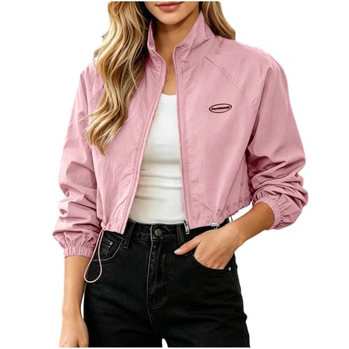 Veste d'été légère femme veste courte de sport manches longues