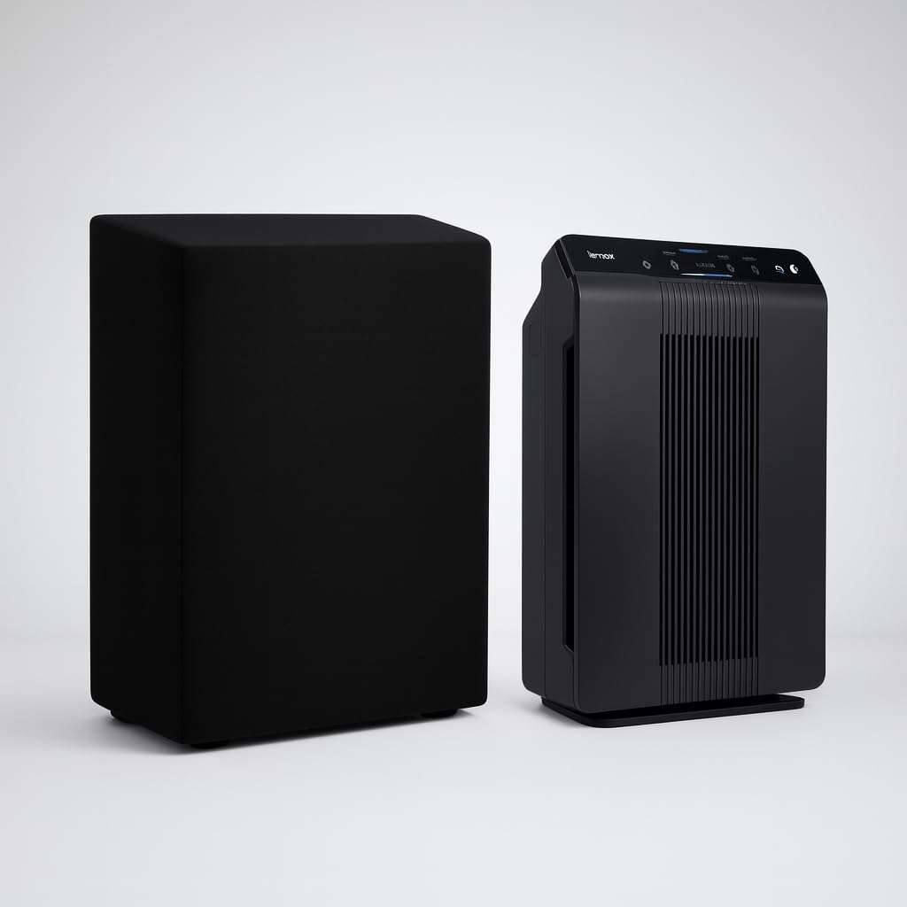Nylon Dust & Waterproof Washable Air Purifier Cover | Compatible with Model Winix 5500-2 | Durable & Long-Lasting Protection For Everyday Use | Perfect Fit (39x22x61) – Black-picture-17