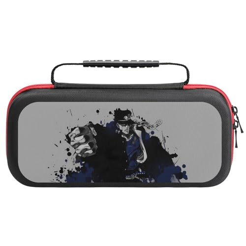 ジョジョの奇妙な冒険 switchケース スイッチケース スイッチ保護カバー 収納バッグ Switch対応ハードケーススイッチ 防塵 防汚 防水 耐衝撃 20枚収納ジョイコン全面保護 着脱簡単