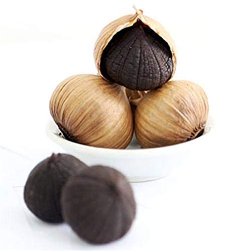 Té de hierbas con ajo negro fermentado durante 90 días con aroma original de China ajo negro elaborado con una ancestral como alimento ecológico y orgánico Tiene un sabor intenso suave y dulce (250g)