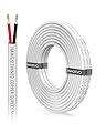 NAOEVO 16 Gauge Marine Wire Duplex, 16 AWG Stranded PVC Marine Electrical Wire, Waterproof/Corrosion Resistant/Tinned Copper Electrical Cable for Boat/Automotive/RV/Solar (15FT)