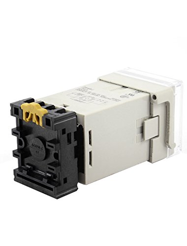 Vanky Industry DH48J-8 1-9999 Panel Mount Digital Counter Relay w Base AC/DC 24V 50/60Hz