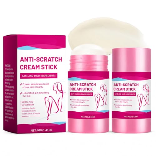 2 Stück Anti Wundreib Stick Anti Chafing Stick für Oberschenkel Reiben Schutz Wundreibstick gegen Scheuern & Blasen Reduziert Reibung Body Glide Sticks für Achseln Knöchel Fersen & Schultern