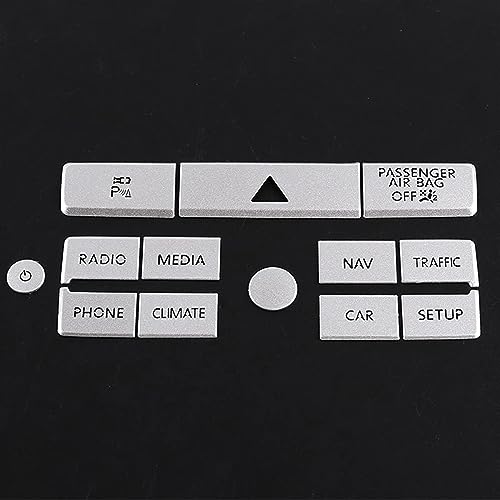 Autocollants boutons navigation Toyota Touareg 2011-2015 décoratifs x13